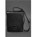 Чоловіча шкіряна сумка-месенджер Esquire чорна - BN-BAG-18-g