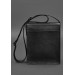 Чоловіча шкіряна сумка-месенджер Esquire чорна - BN-BAG-18-g