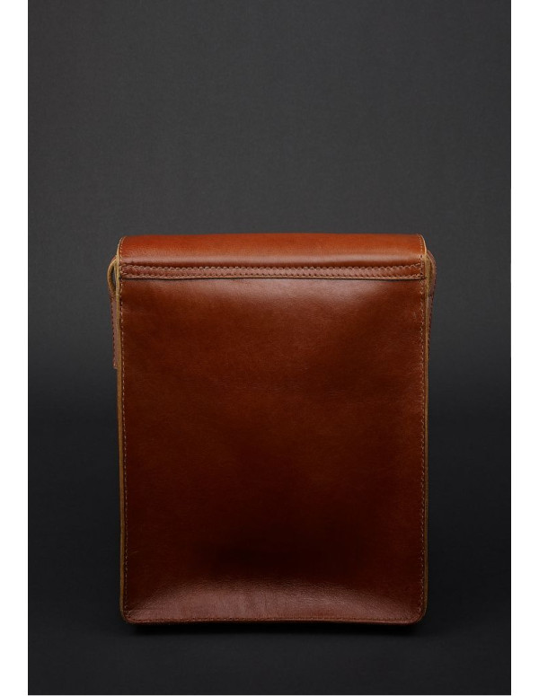 Чоловіча шкіряна сумка-месенджер Esquire світло-коричнева - BN-BAG-18-k