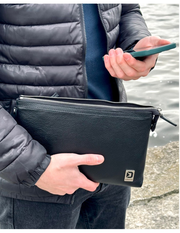 Клатч DANAPER CLUTCH, Black для прихованого носіння пістолета