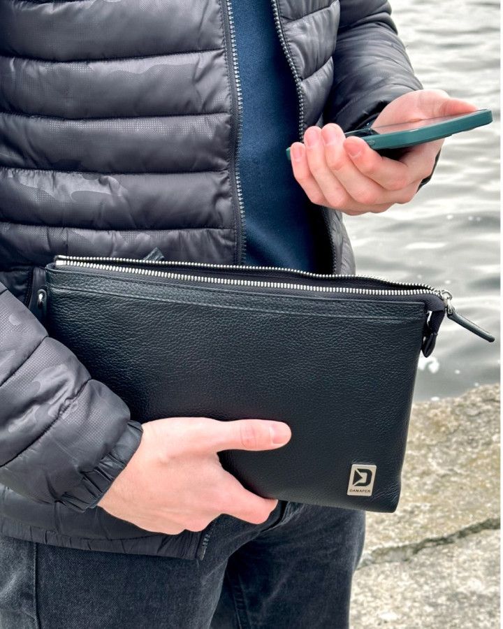 Клатч DANAPER CLUTCH, Black для прихованого носіння пістолета