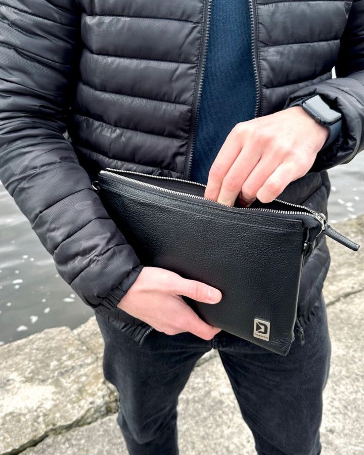 Клатч DANAPER CLUTCH, Black для прихованого носіння пістолета