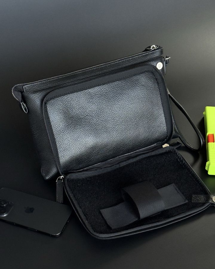 Клатч DANAPER CLUTCH, Black для прихованого носіння пістолета