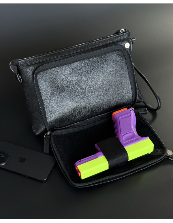 Клатч DANAPER CLUTCH, Black для прихованого носіння пістолета