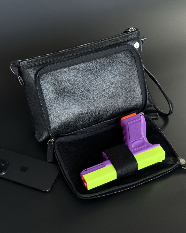 Клатч DANAPER CLUTCH, Black для прихованого носіння пістолета