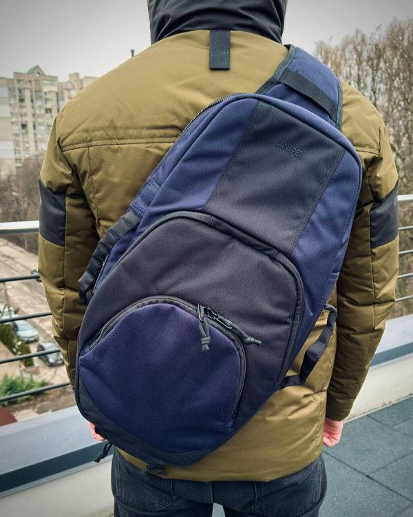 Рюкзак для прихованого носіння довгоствольної зброї DANAPER NAUTILUS 56, Blue-Black