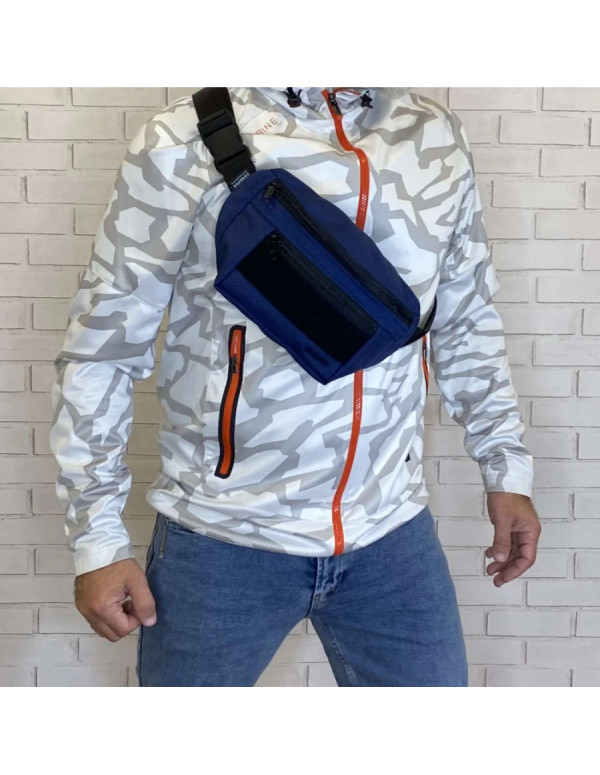 Поясна сумка/бананка Bagy в кольорі Blue/1109650