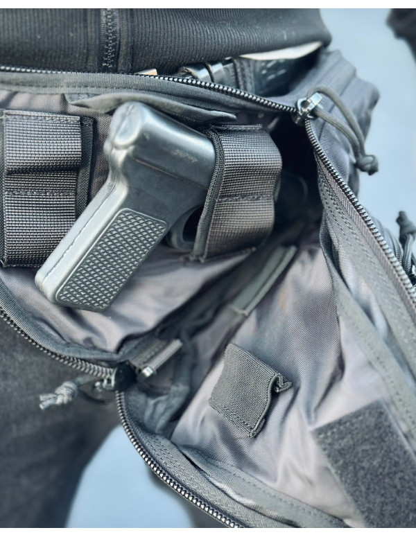 Сумка поясная DANAPER DEFENDER CITY, Black