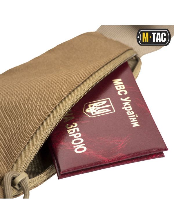 Сумка-кобура наплічна з липучками COYOTE