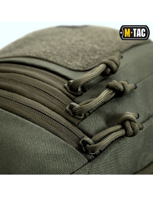 СУМКА-КОБУРА НАПЛЕЧНАЯ С ЛИПУЧКОЙ OLIVE