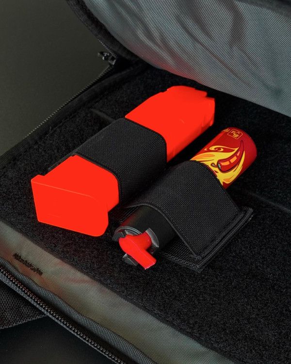 Кріплення підсумок для двох магазинів у сумці на Velcro Black