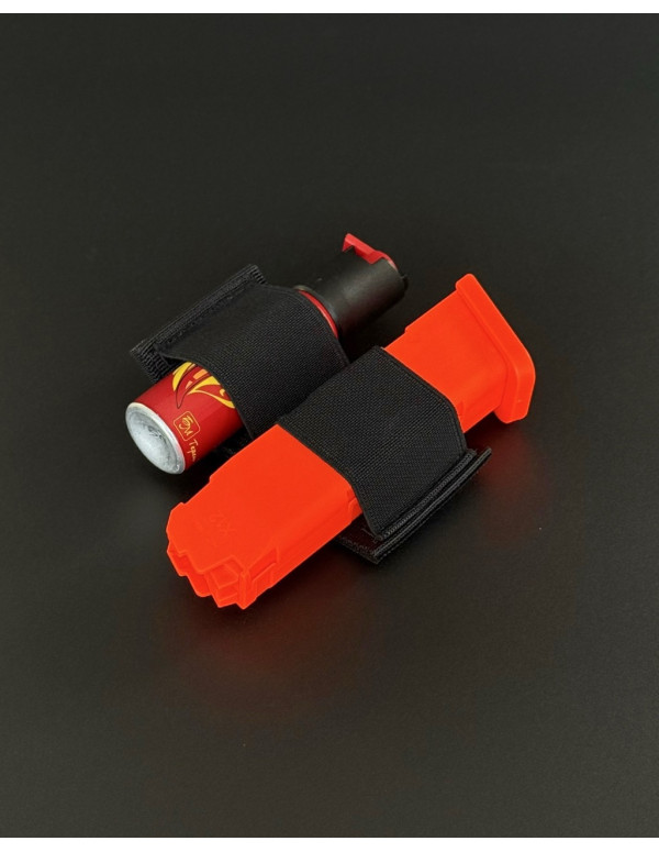 Кріплення підсумок для двох магазинів у сумці на Velcro Black