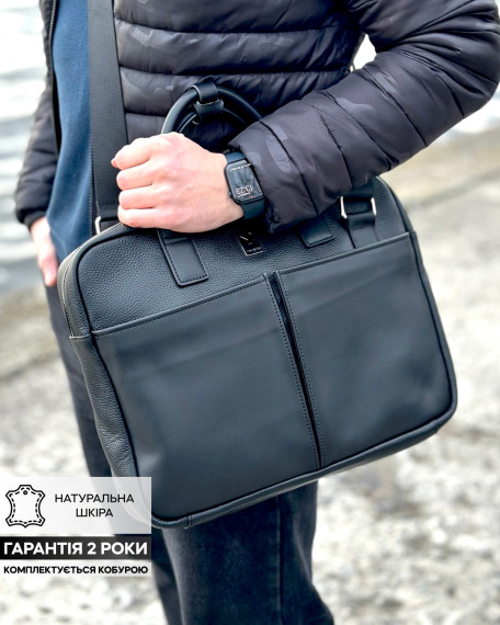 Шкіряна сумка/портфель MESSENGER