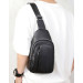 Чоловічий шкіряний слінг на одне плече Ravenna, чорна