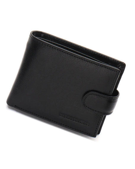 Класичне портмоне з натуральної шкіри Marco Coverna MC-2003Н-1, чорне
