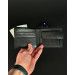 Шкіряне чоловіче портмоне на кнопці ST Leather ST-104-1 чорний