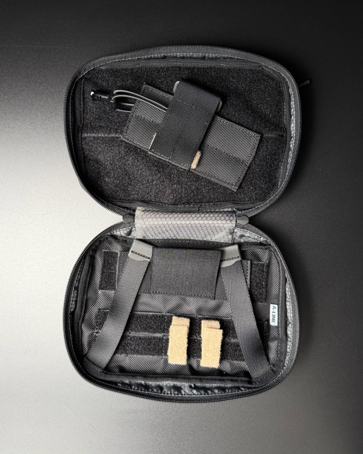 Сумка-кобура A-line Naja Asp Ballistic nylon чорна: універсальне носіння в компактному форматі