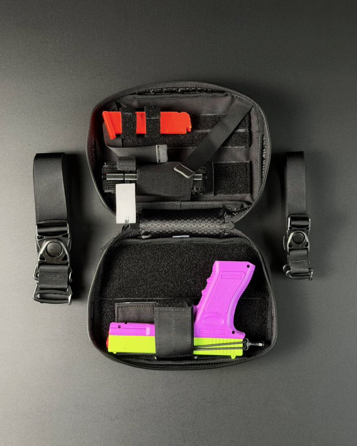 Сумка-кобура A-line Naja Asp Ballistic nylon чорна: універсальне носіння в компактному форматі