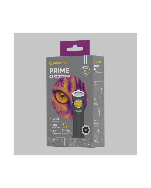 Ліхтар Armytek Prime C2 Magnet USB White