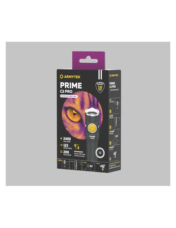 Ліхтар Armytek Prime C2 Pro Magnet USB White