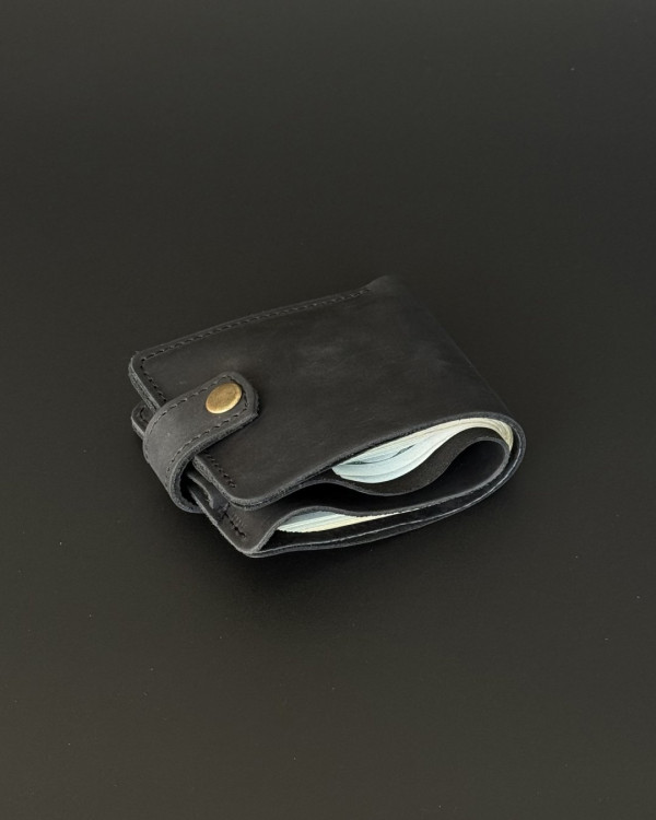 Чоловічий шкіряний гаманець Arcanum 2 black