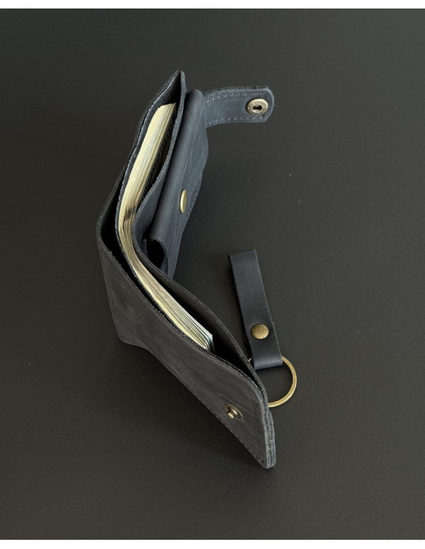 Чоловічий шкіряний гаманець Arcanum 2 black