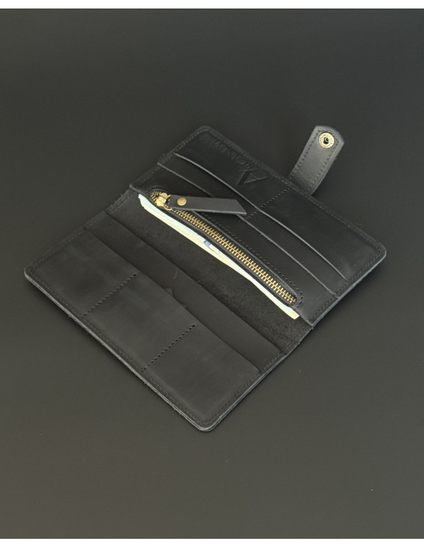 Чоловічий шкіряний гаманець Arcanum 1 black