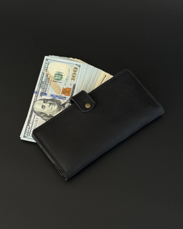 Чоловічий шкіряний гаманець Arcanum 1 black