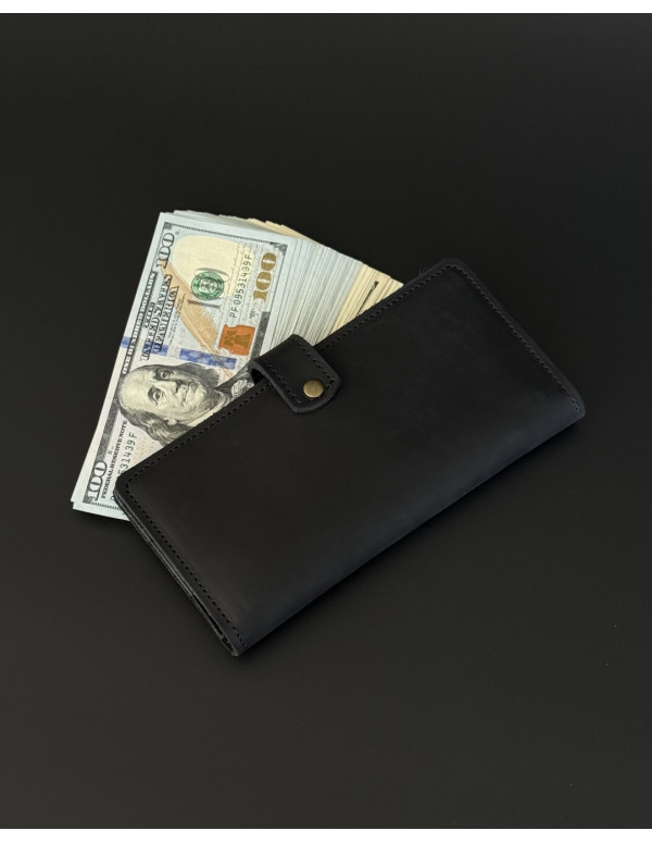 Чоловічий шкіряний гаманець Arcanum 1 black