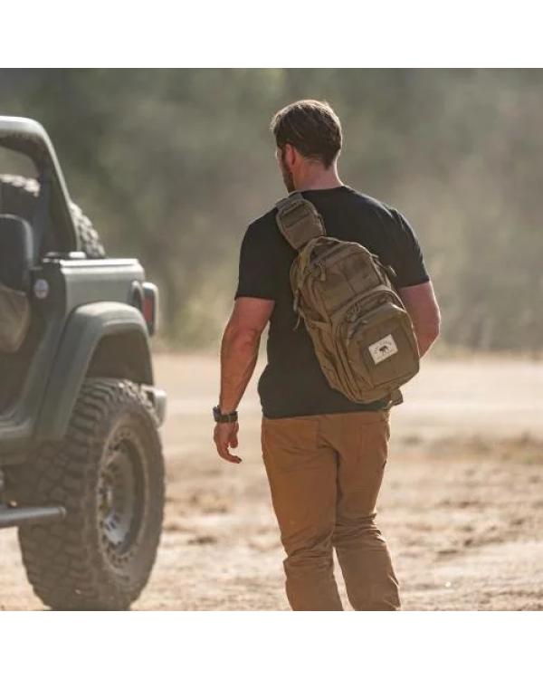 Сумка-рюкзак однолямочна "5.11 Tactical® RUSH® MOAB™ 10 Sling Pack 18L" Kangaroo