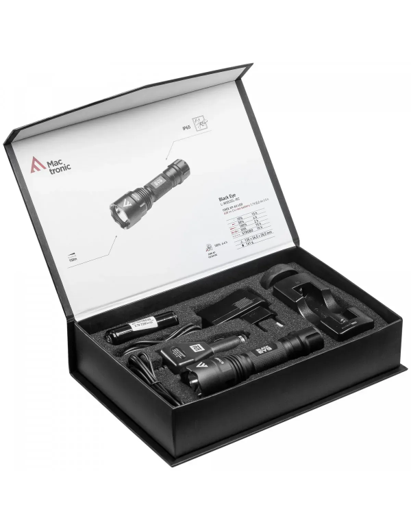 Тактичний ліхтар Mactronic Black Eye 420 Usb
