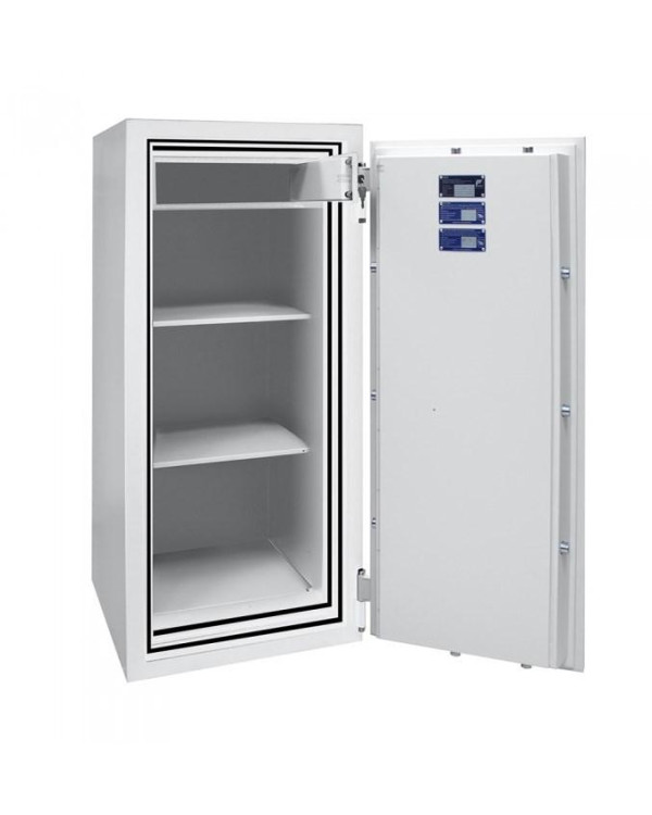 Вогнезламостійкий сейф F60CL I.130.KT, білий — українська якість та надійний захист
