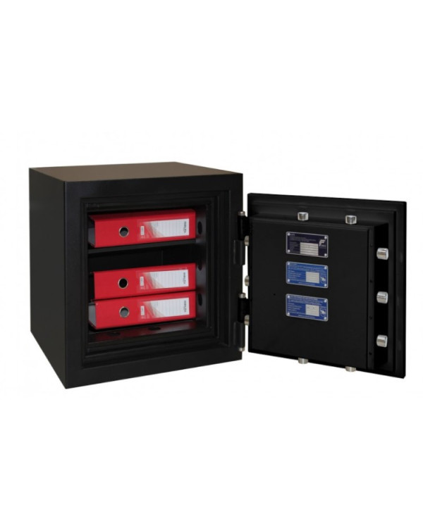 Вогнезламостійкий сейф F60CL I.51.K BLACK (Україна) — професійний захист документів і цінностей