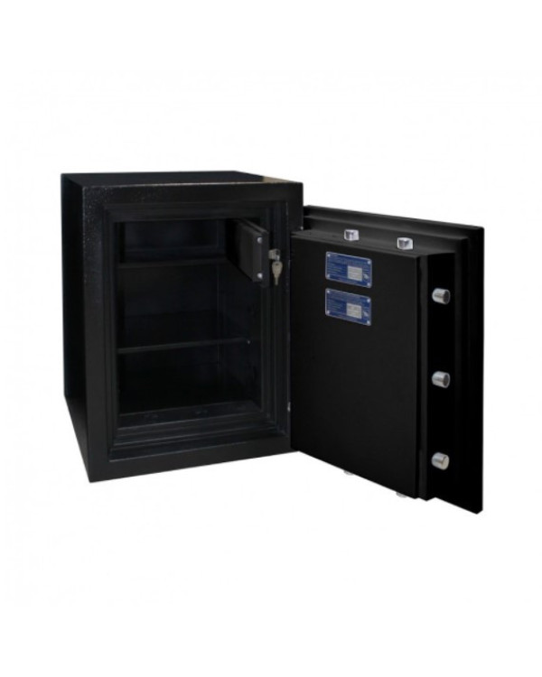 Вогнезламостійкий сейф F60CL I.63.KT Black — українська надійність і захист цінностей