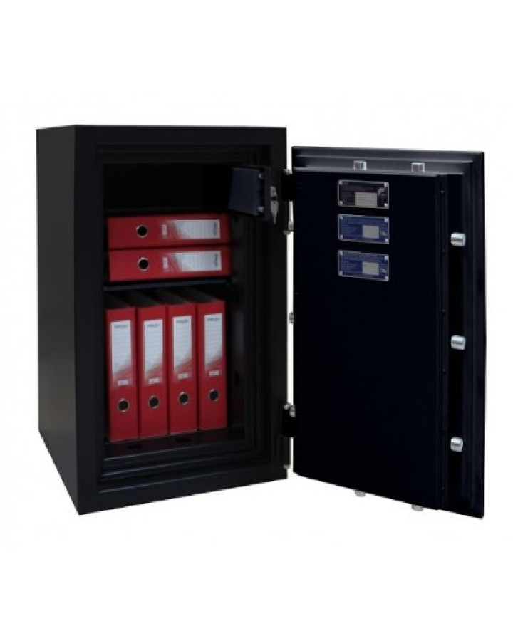 Вогнезламостійкий сейф F60CL I.97.ET BLACK — українська надійність і захист цінностей