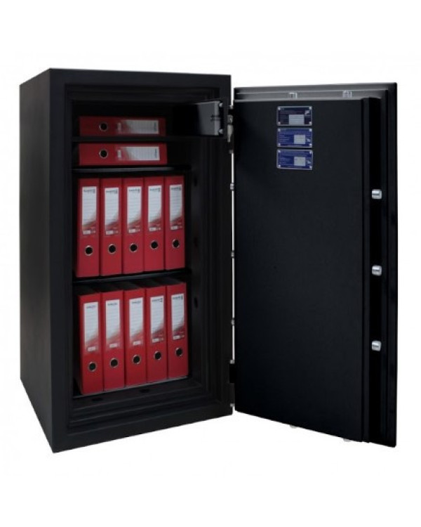 Вогнезламостійкий сейф F60CL I.110.KT BLACK — українське виробництво та максимум захисту