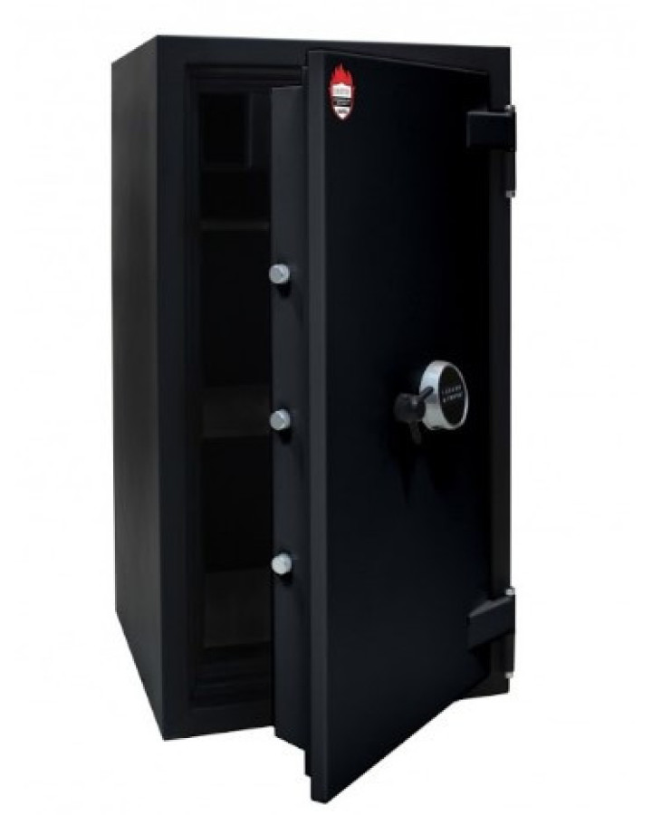 Вогнезламостійкий сейф F60CL I.110.ET BLACK — надійний захист цінностей з України