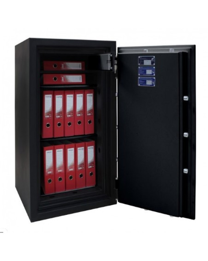Вогнезламостійкий сейф F60CL I.110.ET BLACK — надійний захист цінностей з України