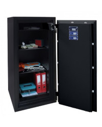 Вогнезламостійкий сейф F60CL I.130.ET BLACK — надійний вибір для дому та офісу в Україні