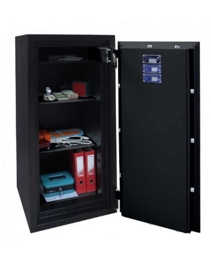 Вогнезламостійкий сейф F60CL I.130.ET BLACK — надійний вибір для дому та офісу в Україні