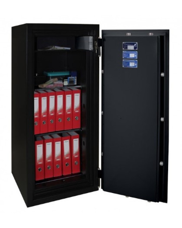 Вогнезламостійкий сейф F60CL I.130.ET BLACK — надійний вибір для дому та офісу в Україні