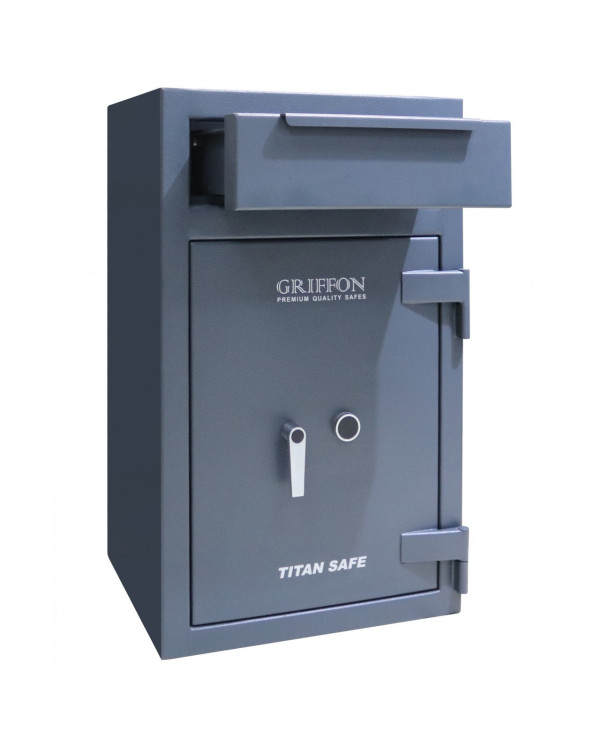 GRIFFON CLWD II.81.K — сірий сейф для депонування, Україна