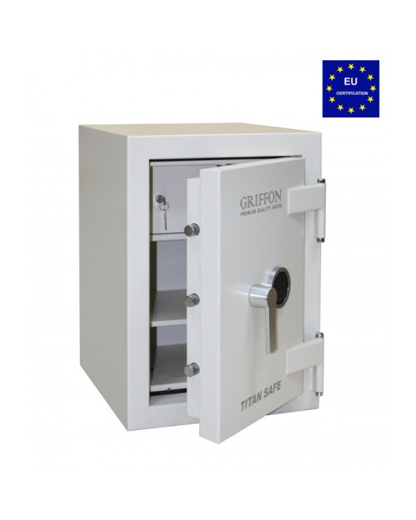 GRIFFON CLE II.68.E CREAM — вогнезламостійкий сейф українського виробництва для надійного захисту