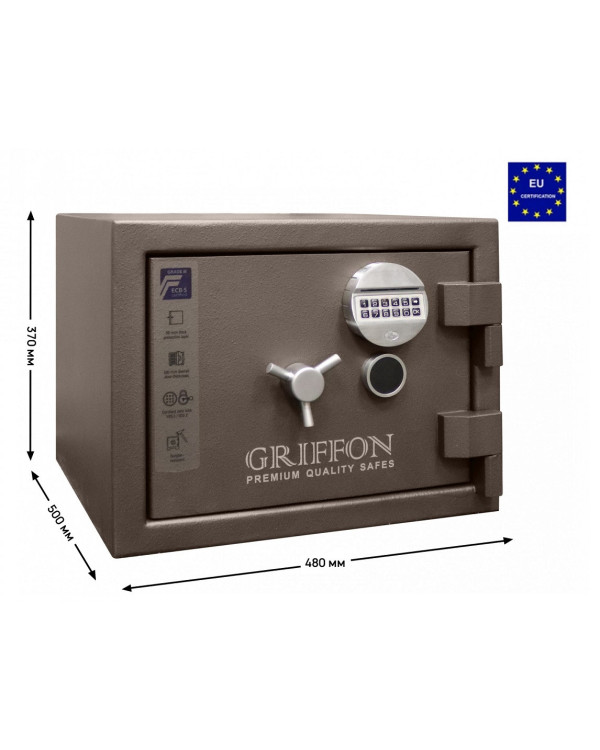 GRIFFON CLE III.37.K.E — вогнезламостійкий сейф класу III українського виробництва