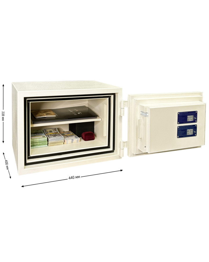 Вогнестійкий сейф GRIFFON FRSL.30.K CREAM — українська надійність для ваших цінностей