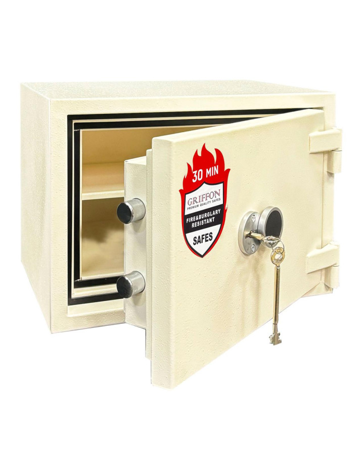 Вогнестійкий сейф GRIFFON FRSL.30.K CREAM — українська надійність для ваших цінностей