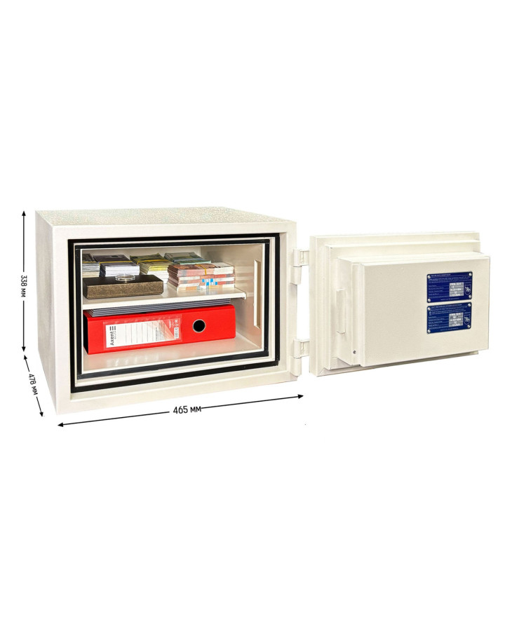 Вогнестійкий сейф GRIFFON FRSL.32.K CREAM — надійний захист цінностей, українського виробництва