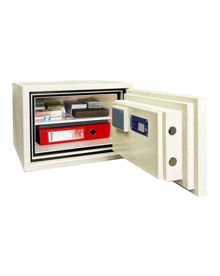 Вогнестійкий сейф GRIFFON FRSL.32.E CREAM (Україна) — для захисту документів і цінностей