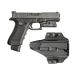 Поясна, пластикова кобура a-line пк54 для glock-17/18/19