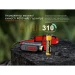 Ліхтар налобний Fenix HP12R-TB чорний
